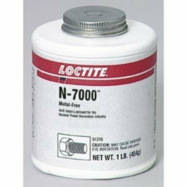 Loctite N-7000 High Purity Anti-Seize metal-free 1 lb. Net Wt. Brush Top LOC51270